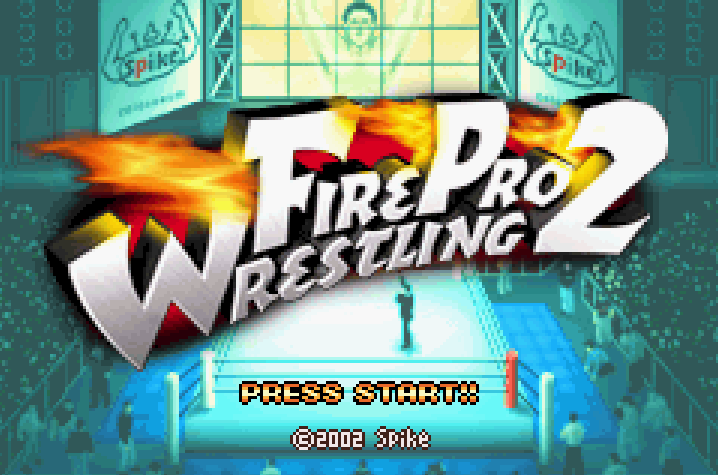 Fire Pro Wrestling 2 Title Screen